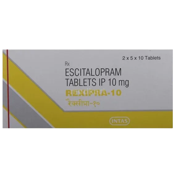 rexipra 10mg tablet 10's